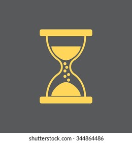 Hourglass icon vector