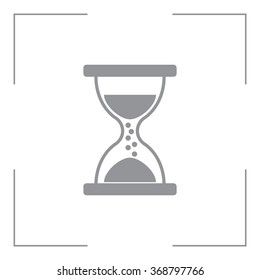 Hourglass icon vector