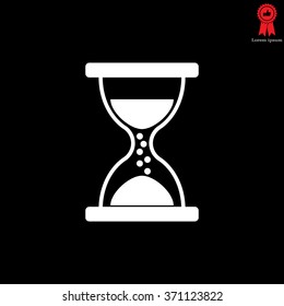 Hourglass icon vector