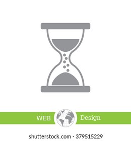 Hourglass icon vector