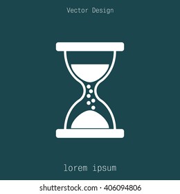 Hourglass icon vector