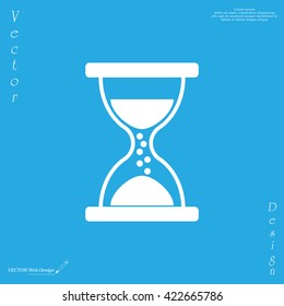 Hourglass icon vector