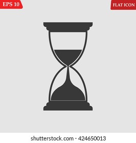 Hourglass icon vector