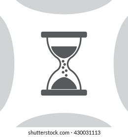 Hourglass icon vector