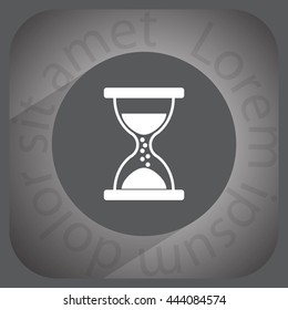 Hourglass icon vector