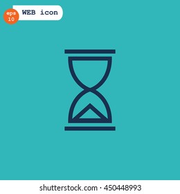  Hourglass icon Vector.