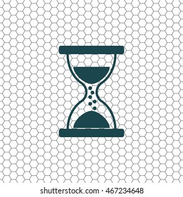 Hourglass icon vector