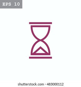  Hourglass icon Vector.