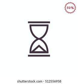  Hourglass icon Vector.