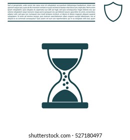 Hourglass icon vector