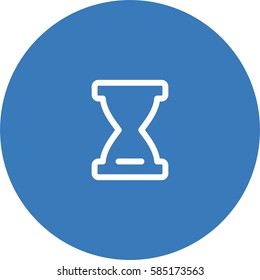 Hourglass icon vector