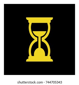 hourglass icon vector