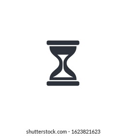 hourglass icon vector design element logo template