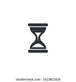 hourglass icon vector design element logo template