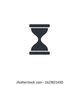 hourglass icon vector design element logo template