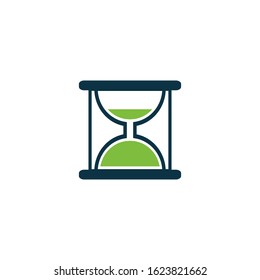 hourglass icon vector design element logo template
