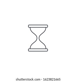 hourglass icon vector design element logo template