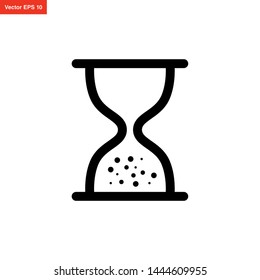 hourglass icon vector design template