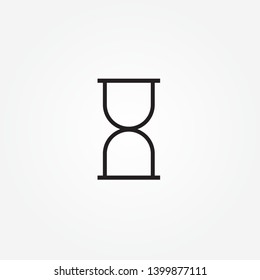hourglass icon. Hourglass vector icon. filled flat sign for mobile concept and web design. Sand clock simple solid icon. Time symbol, logo illustration.