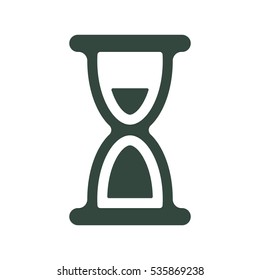 Hourglass Icon Vector flat design style