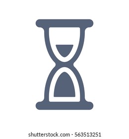 Hourglass Icon Vector flat design style