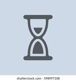 Hourglass Icon Vector flat design style