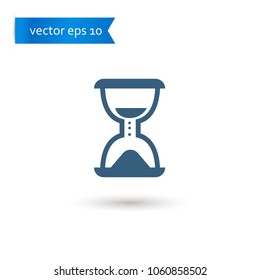hourglass. hourglass icon. hourglass vector. flat style. sign design vector. sign design. Vector EPS 10