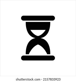 Hourglass icon vector graphic illustration
