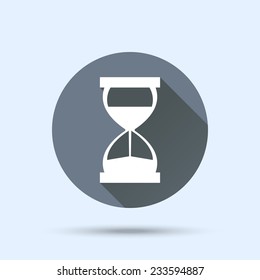 Hourglass icon. Vector illustration