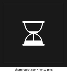 hourglass icon. hourglass vector illustration