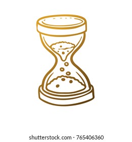 Hourglass icon, vector Illustration