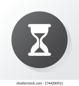 Hourglass icon. Vector illustration EPS 10.