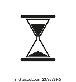 Hourglass icon. Vector illustration. EPS 10.