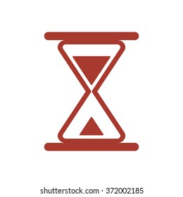 Hourglass  icon, vector illustration. Flat design style