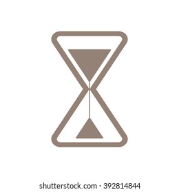 Hourglass  icon, vector illustration. Flat design style