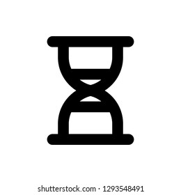 Hourglass Icon Vector Illustration in Line Style for Any Purpose