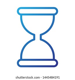 Hourglass Icon, Vector Illustration,User Interface Colour Outline