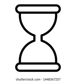 Hourglass Icon, Vector Illustration,User Interface Outline