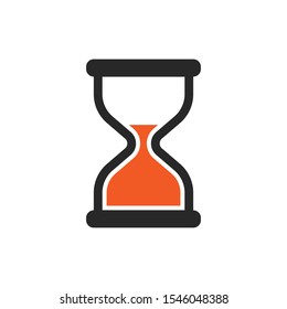 Hourglass icon vector isolated symbol illustration EPS 10