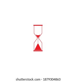 Hourglass icon vector isolated symbol illustration,design background.
