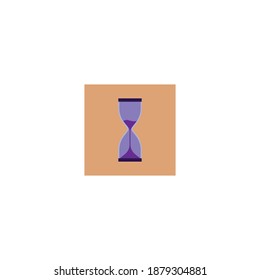 Hourglass icon vector isolated symbol illustration,design background.