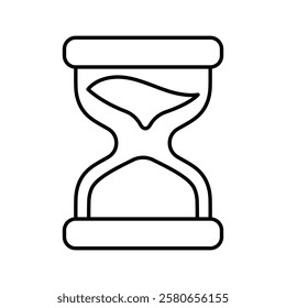 Hourglass icon Vector logo set flat