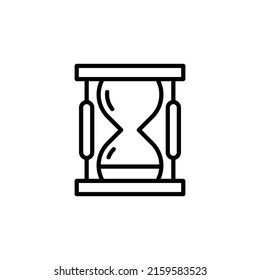 Hourglass icon in vector. Logotype