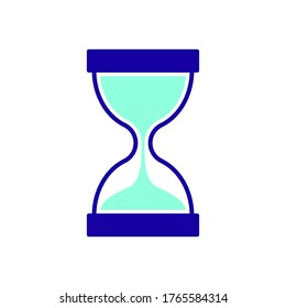 Vector de icono de vidrio de color blanco