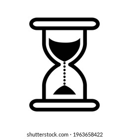 Hourglass Icon Vector Sign And Symbols.