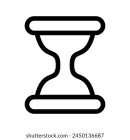 Hourglass Icon Vector Symbol Design Illustration