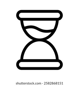 Hourglass Icon Vector Symbol Design Illustration