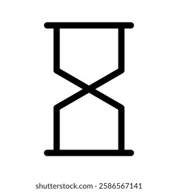 Hourglass Icon Vector Symbol Design Illustration