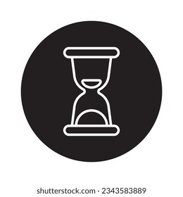 hourglass icon vector template illustration logo design
