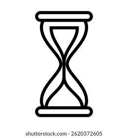 Hourglass icon vector. Time illustration sign. Clock symbol. Hour logo.